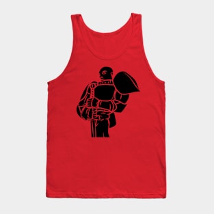 Knight Paladin (Black): A Fantasy Design Tank Top